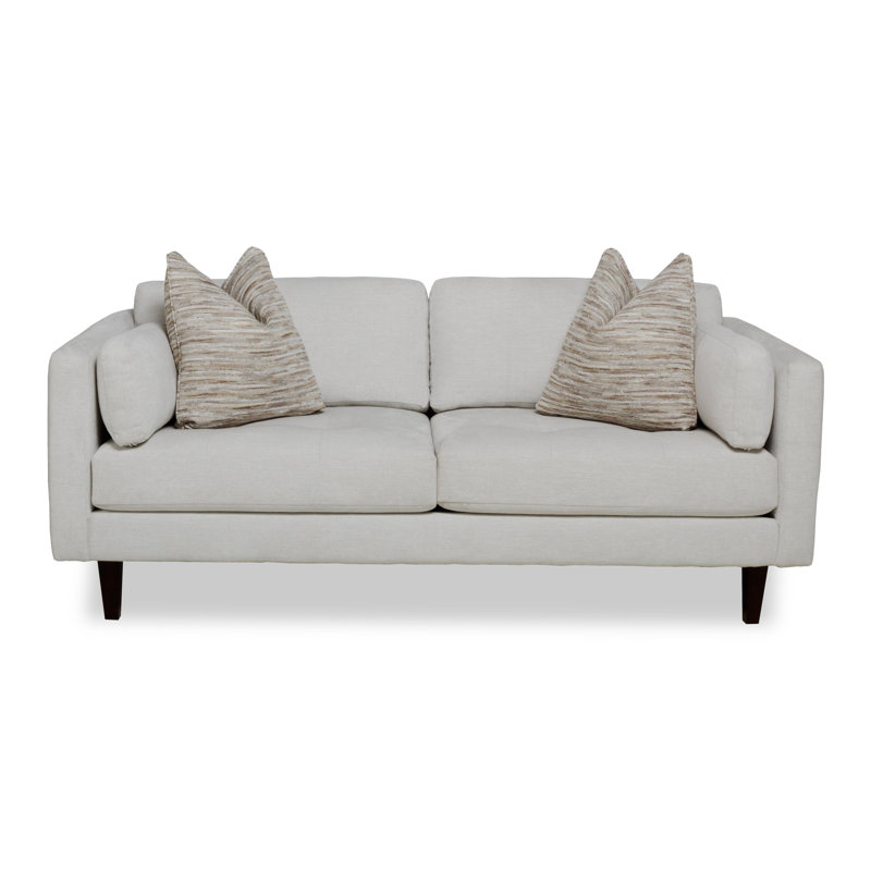 Canapé standard Asher, Blanc cassé / 100% polyester beige