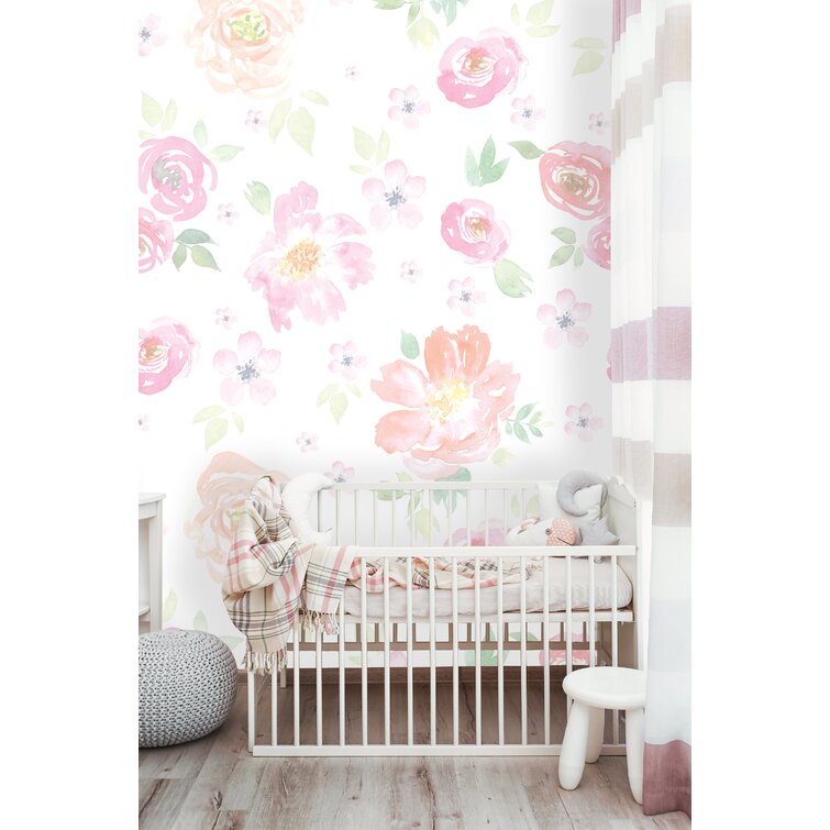 UniQstiQ Peel & Stick Floral Roll | Wayfair