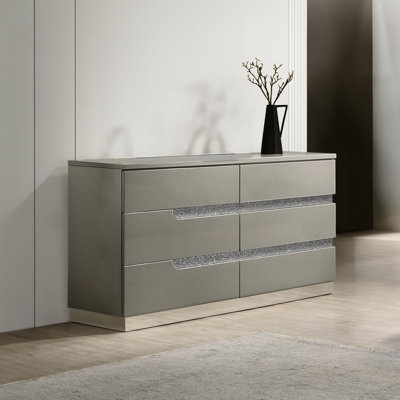 Arielah Wood Horizontal Dressers, Gray