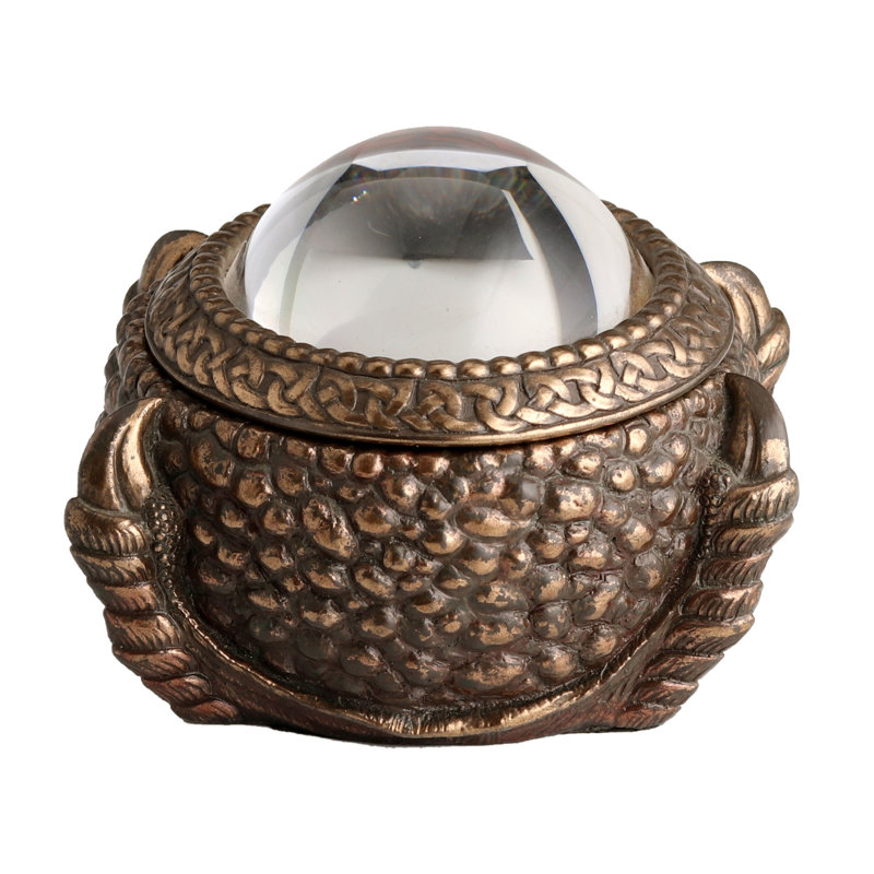 Boîte à bijoux 3,74 pouces en bronze coulé à froid