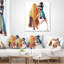 Girl in Love with High Heel Shoes - Coussin imprimé Street Art-89815376-29842805