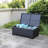 Outdoor Table with Storage Patio Table Wicker Coffee Table All-Weather Side Table Waterproof Cover-476001050