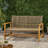 Natural With Iron Frame Stable Wood And Accent Traits-1137016485
