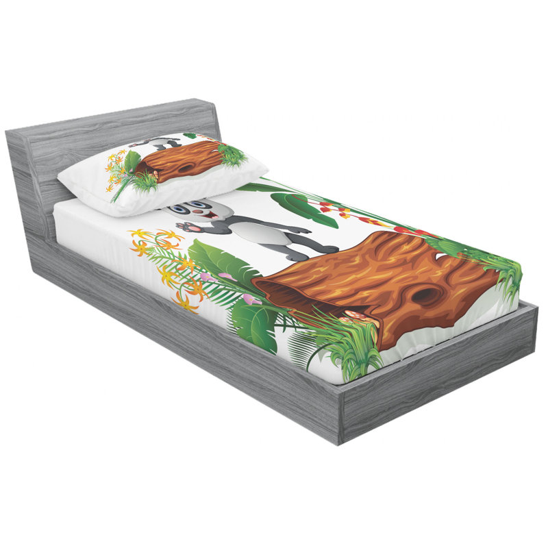 Microfiber Sheet Set, Twin Sheet Set with Fitted Sheet