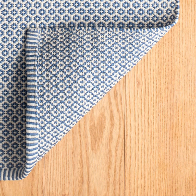 Finn Denim Handwoven Indoor/Outdoor Rug, Rectangle 2' x 3'