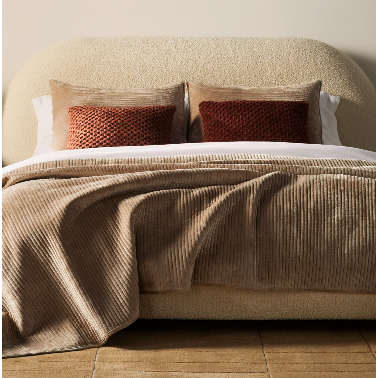 Nena Linen Sheet Set, Full / Queen, Natural