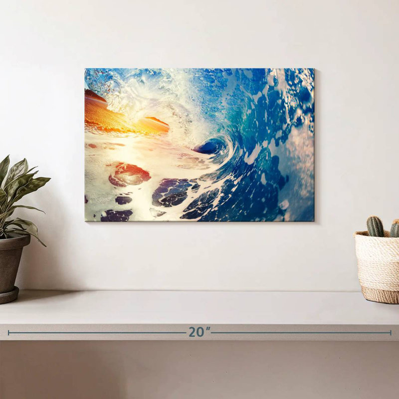Gillard Retro Ocean Wave, H 8 po x l 12 po