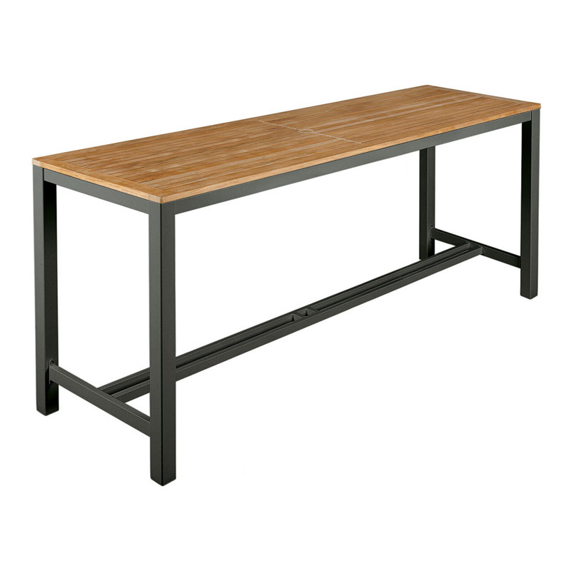 Aura Counter Table, 36" H x 79" W x 28" D, Graphite