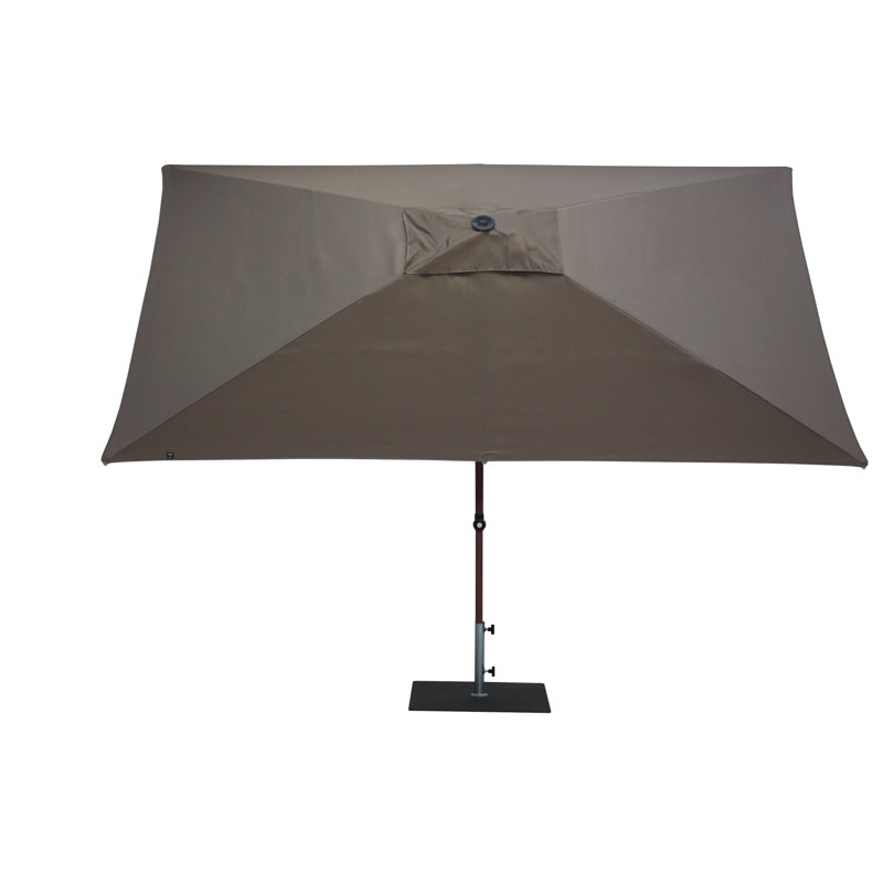 Aolaith 300cm X 200cm Rectangular Market Parasol, Taupe