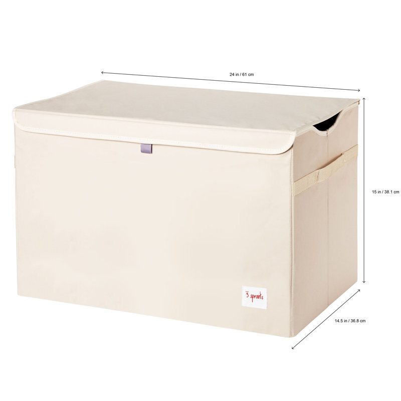 3 Sprouts  - Toy Chest Storage Box for Kids Playroom, Sloth