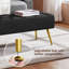 Banc avec repose-pieds Modern Velvet-1200224046