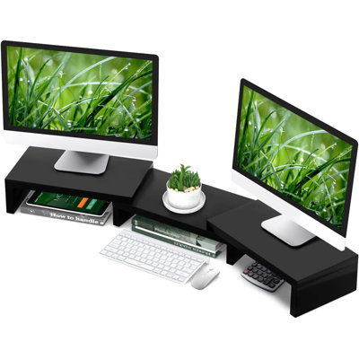 Support de bureau double