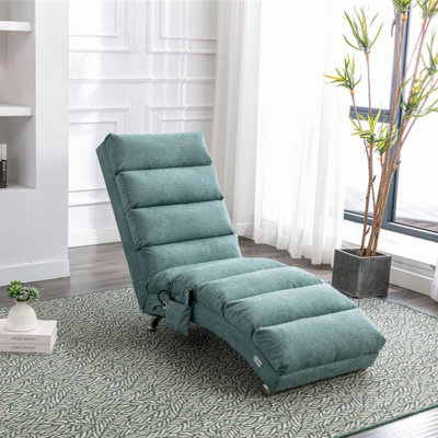 Chaise longue rembourrée de luxe avec fonction vibration pour la relaxation