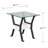 Darvette 19.75'' tall Glass End Table