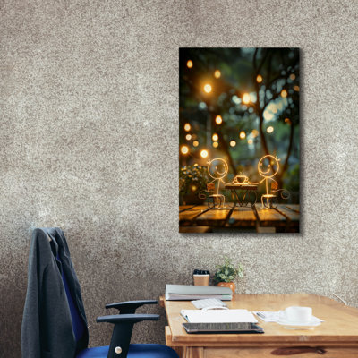 Best Friends' by r3darch0n Canvas Wall Art