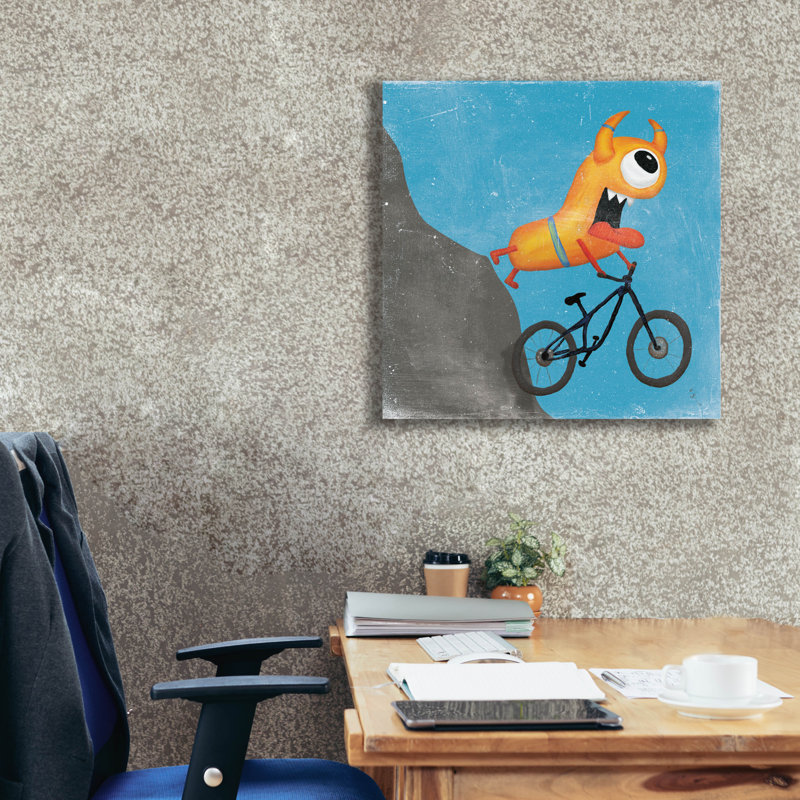 «Xtreme Monsters I» par Sarah Adams, H 26 po x l 26 po x P 1,5 po