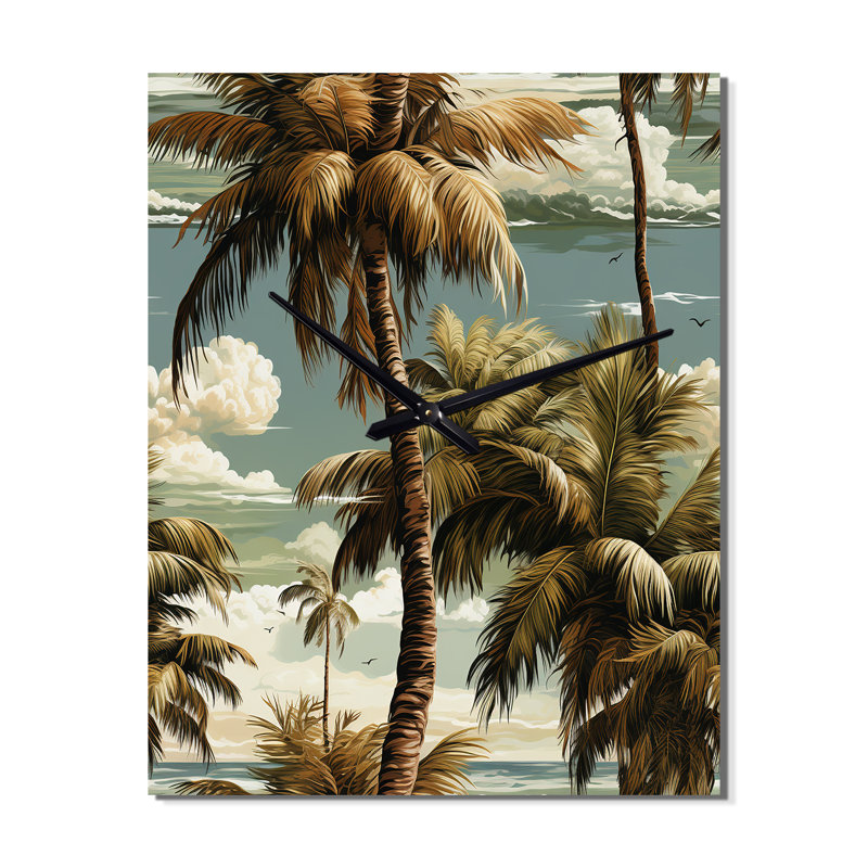 Janaid - Horloges murales tropicales, Très petit