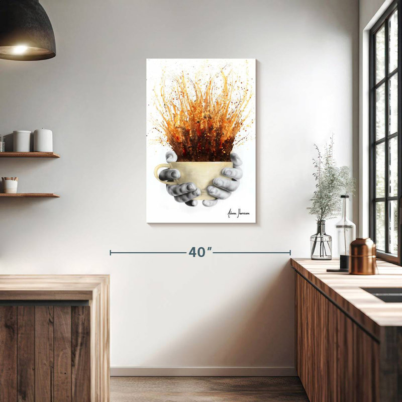 Yarlin Coffee Coffee Coffee, 36" H x 24" W