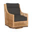 Outdoor Peninsula Gliding Wicker/Rattan Chair with Cushions-396858720-301211511-301233518
