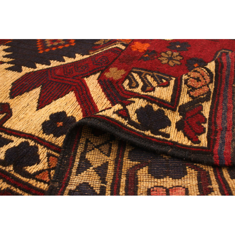Tapis de la zone en laine noué la 2010 en laine 4 pi 2 po x 5 pi 10 po one-of-kind-the main Westbrooke