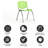 Memphis 880 lb. Capacity Plastic Stack Chair with Powder Coated Frame-29577316