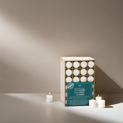 Hosley Unscented White Votive Candles, 72-Pack – Clean-Burning, Long-Lasting 10-12 Hour Burn – Ideal For Weddings, Home Décor, Spa, Events – Bulk Value For Versatile Use