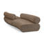 Canapé modulaire 2 pièces en tissu chenille 108 po Bale