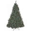 Arbre mélangé 9 pi Cashmere 9 po avec 2317 pointes, 105 pommes de pin et 1200 lumières claires