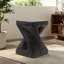 Table d'appoint MGO Twist Shape, texture semblable au bois-106972053