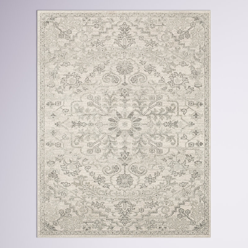 Hillsby Oriental Indoor Rug, Rectangle 2' x 3', Beige/Light Gray