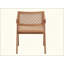 Rattan Arm Chair Set, Stylish And Comfortable For Outdoor Dining And Entertaining, Space-Saving Design