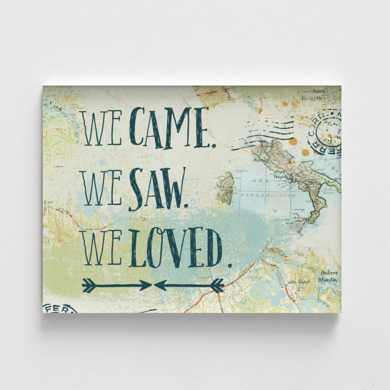 Map Sentiments III V2 By Katie Pertiet, Rustic Travel Lover Gift Idea, World Travel Poster, Large Boyfriend Gift Idea Poster Print