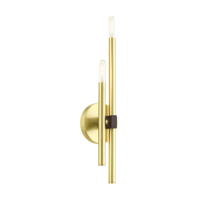 Armed Sconce, Satin Brass