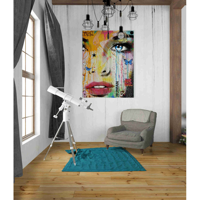 «Reality» par Loui Jover, impression sur toile tendue, H 34 po x l 26 po x P 1,25 po