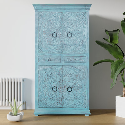 Lancey 37 " W Solid Wood Armoire