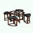 Coffee Table with 4 Stools