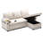 Vesna L-shape 81" Wide Space-Saving Sleeper Sofa Upholstered Pull-out Sofa Bed-95208153