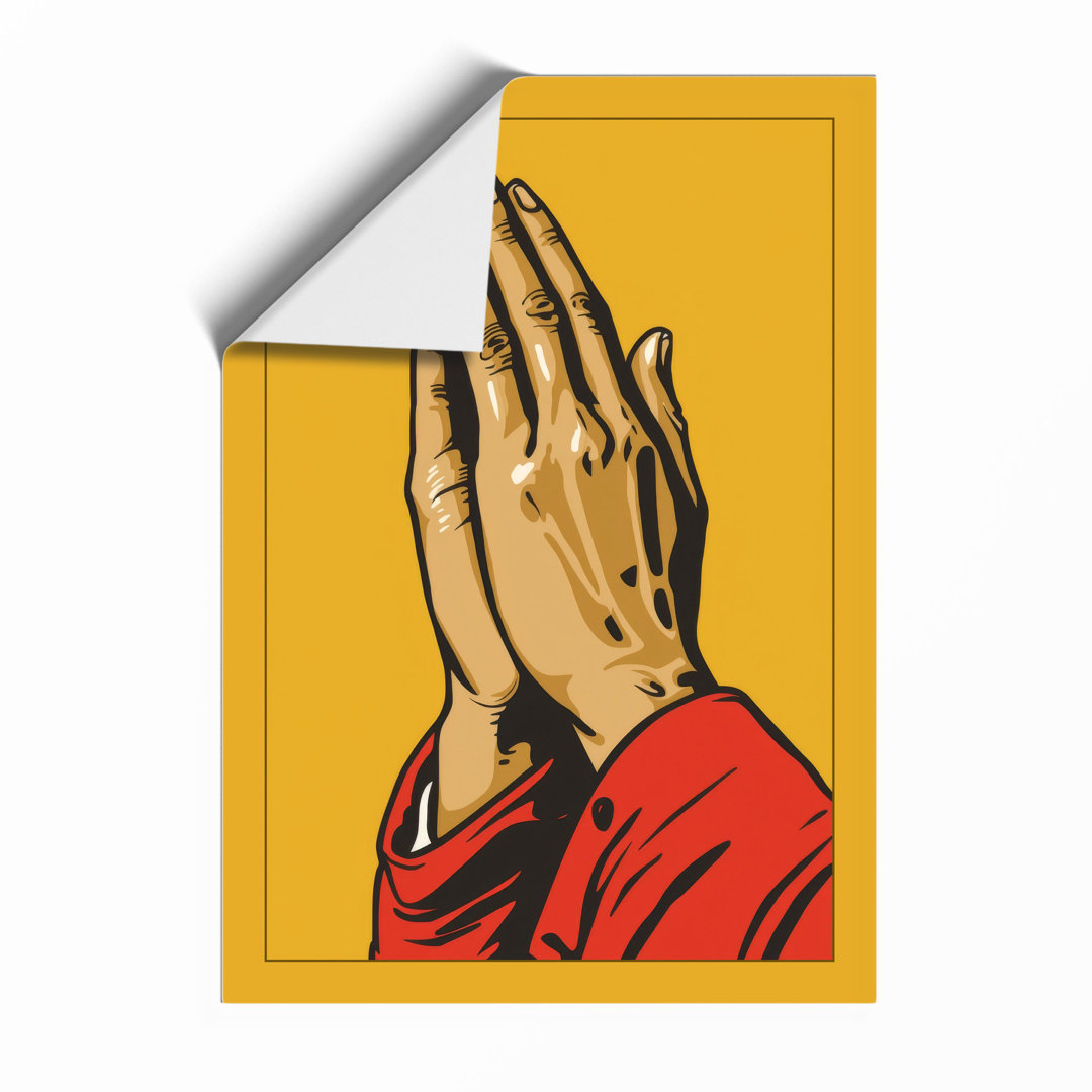 Prayer and Devotion Religious - Framed Print