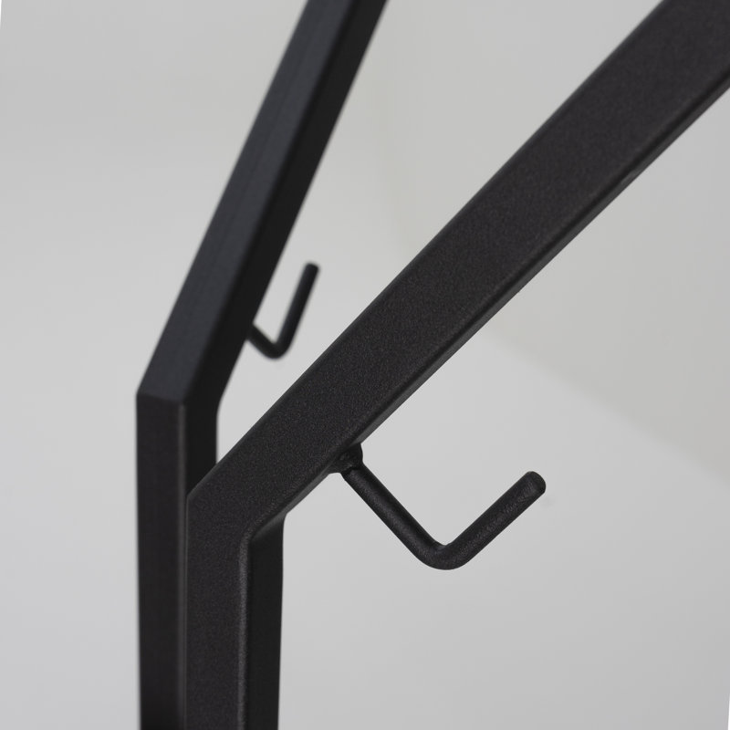 Steel Freestanding 8 - Hook Coat Rack