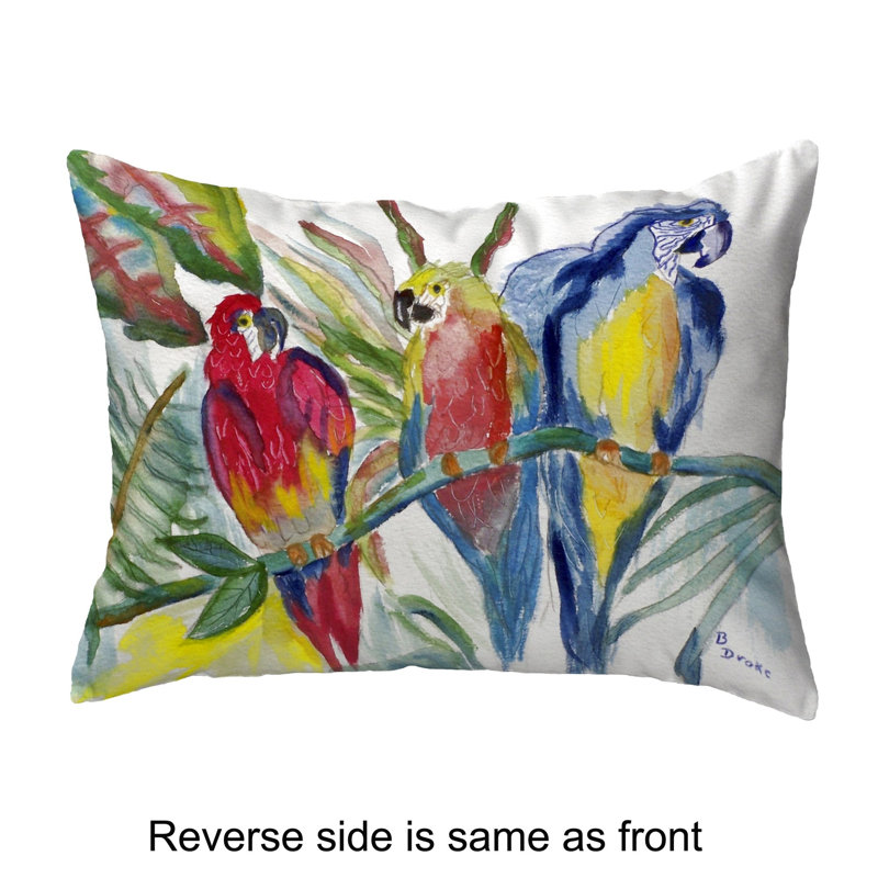 Outdoor Reversible Throw Pillow