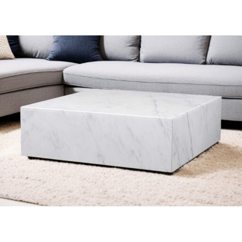Table basse 35 po, White