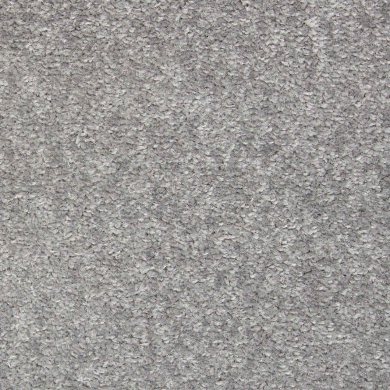Mullican Sandy Solid Silver/Grey Easy Care Indoor/Outdoor Area Rug, Runner 2'2" x 20'