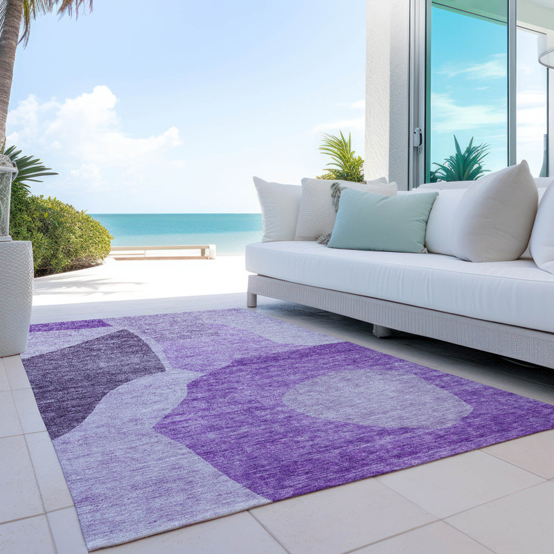 Tapis intérieur / extérieur Chengyu, Rectangle 8 pi x 10 pi