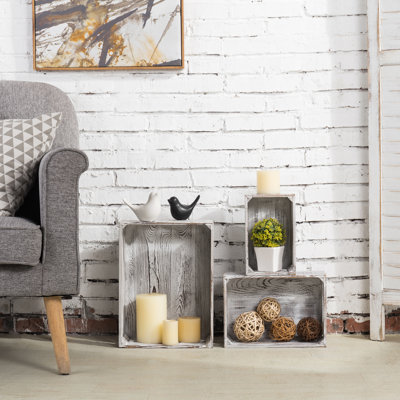 Solid Wood Decorative Bin