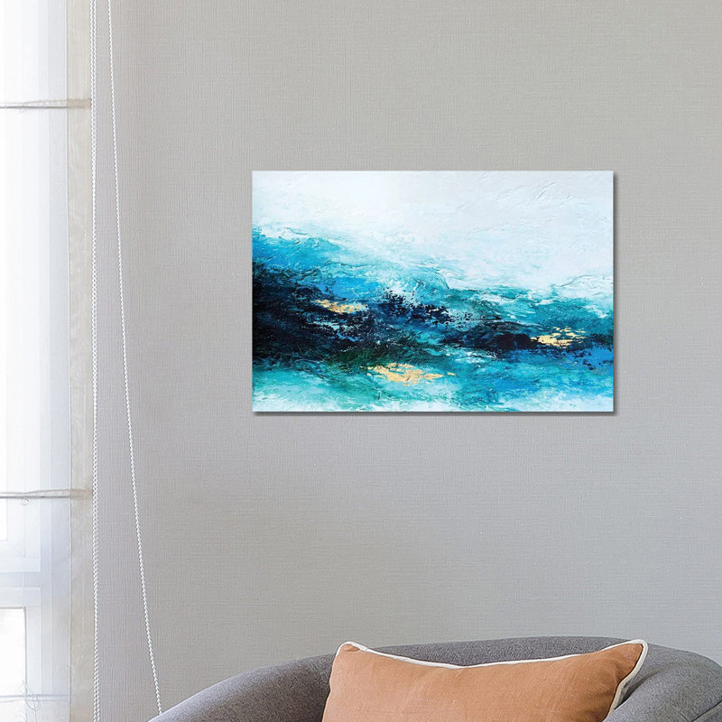 Flourishing Wave - Print on Canvas, Wrapped Canvas, 66.04 cm H x 45.72 cm W x 1.91 cm D