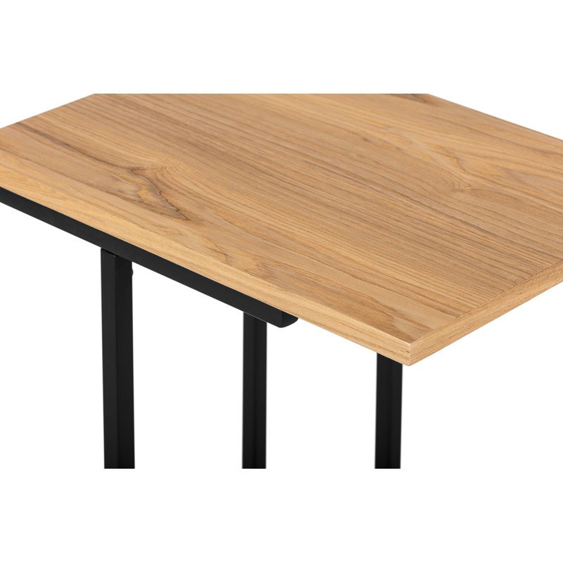 Serta Harton C Shape Side Table, Natural