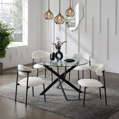 Danyae 4 - Person Dining Set