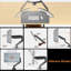 44.5cm H x 43cm W Laptop Cart