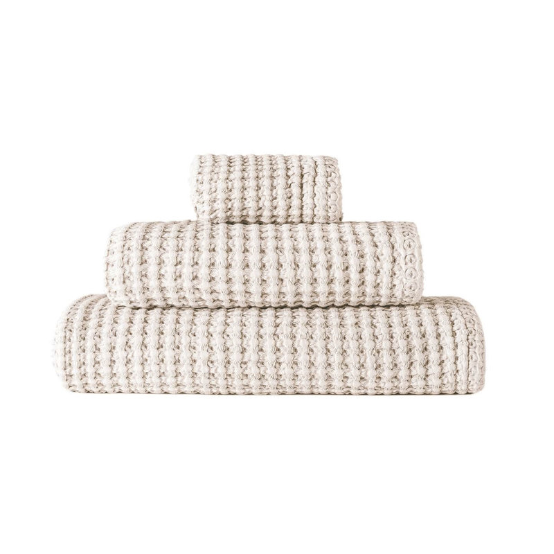 Aura Waffle Hand Towel, Small, Natural