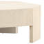 Gia Pine Wood Coffee Table, Whitewash